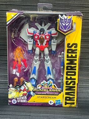 Transformers Starscream Seeker Strike Bumblebee Cyberverse Adventures Hasbro